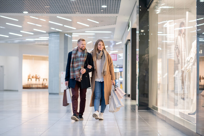 Shopping centre digital map
