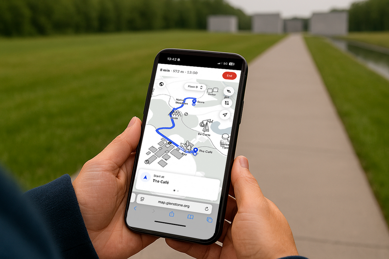 Wayfinding for Glenstone Museum