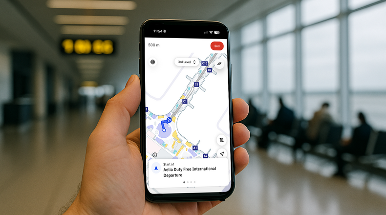 Digital wayfinding at Lima Airport 