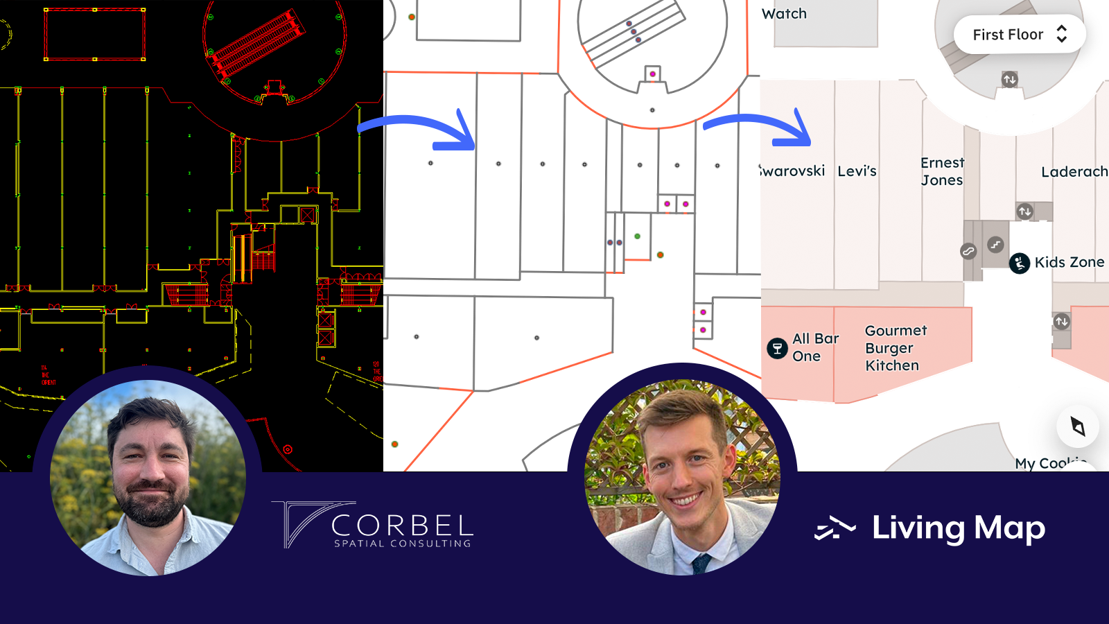 How Living Map and Corbel Bring indoor maps to life 