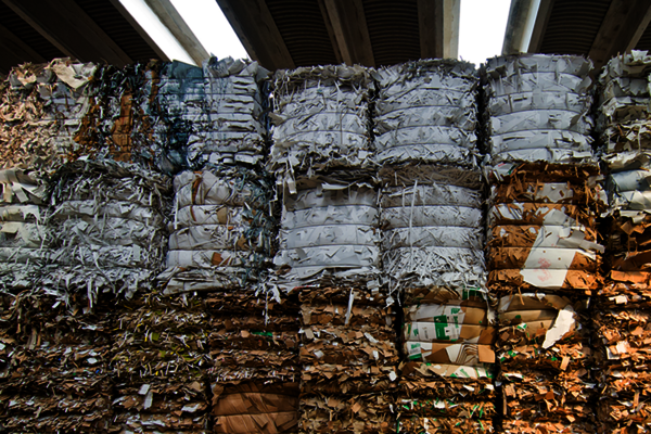 Paper waste addressed by Living Map